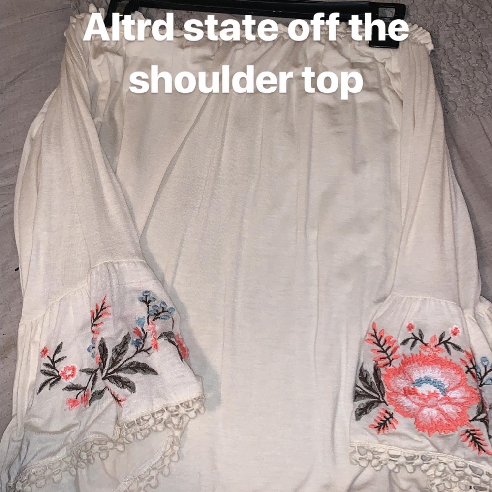 Off shoulder top